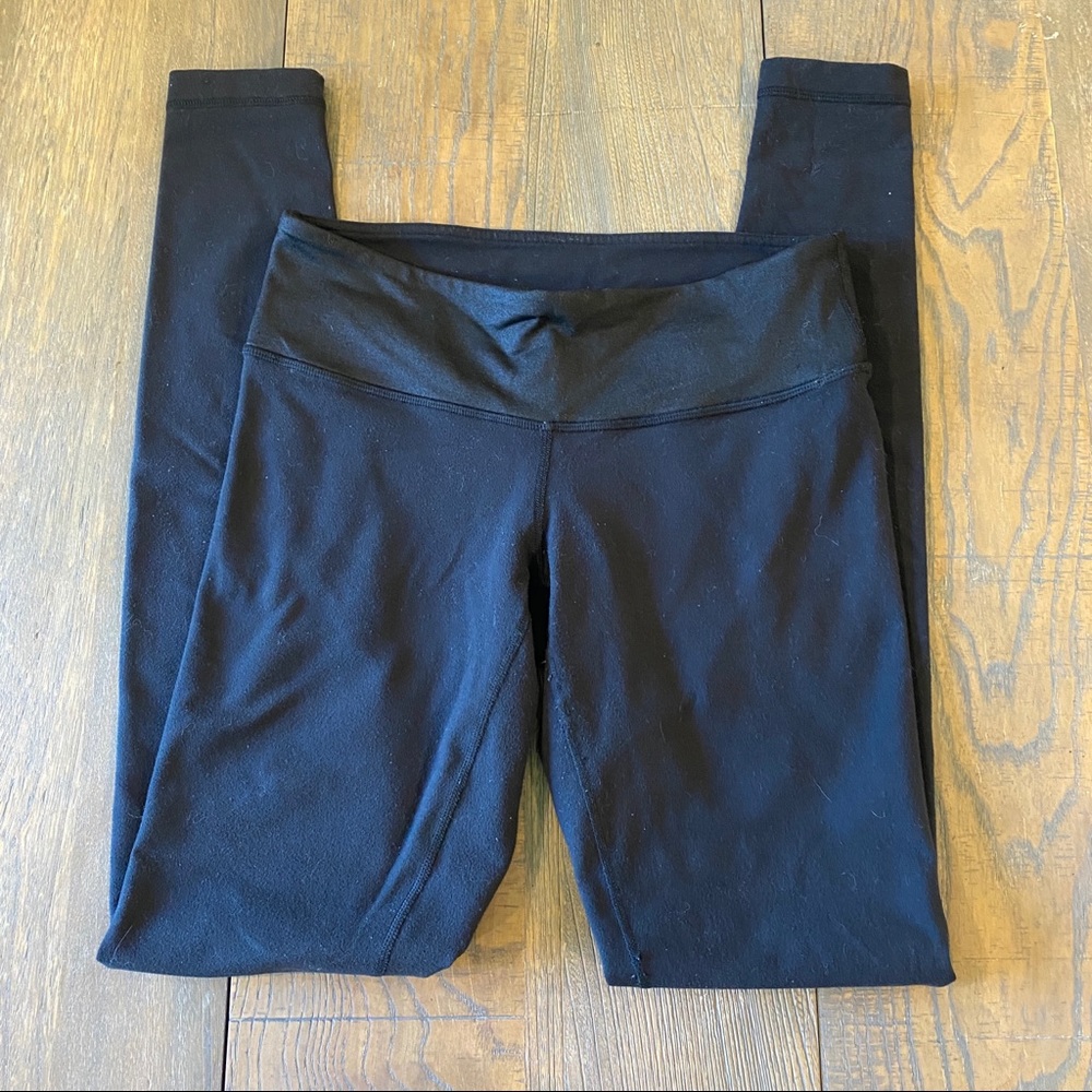 Lululemon Wunder Under Pant leggings Cire shine waistband 6